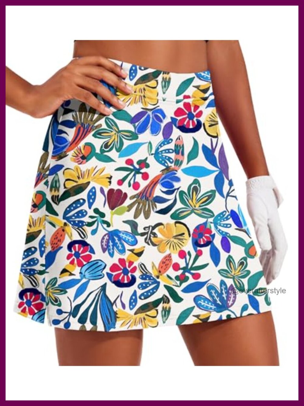 Ekouaer 16" Skorts with Pockets Golf Pickleball Tennis Skirt Skort